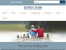 Tablet Screenshot of jeffreyburr.com